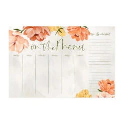 Petaluma Menu Notepad