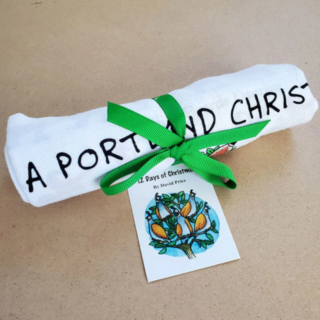 A Portland Christmas Tea Towel 2 A Portland Christmas Tea Towel - Image 2