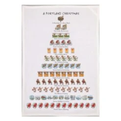 A Portland Christmas Tea Towel