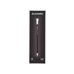 Blackwing Black Matte Pencil (Soft) Box Of 12 -Stationery Shop blackwing blackwing black matte pencil soft box of 2