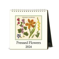 2024 Pressed Flowers Desk Calendar