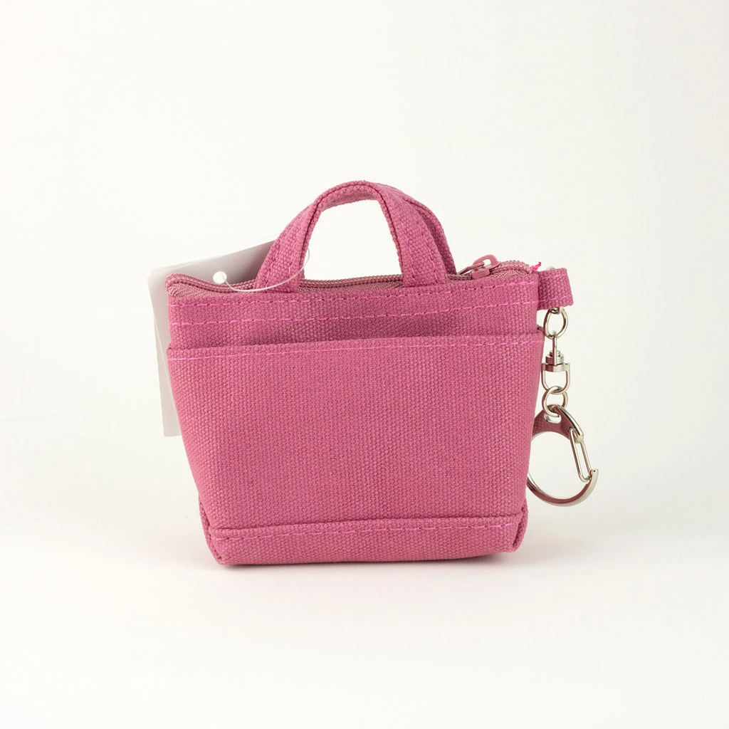 Delfonics Key Chain Mini Tote - Pink 2 Delfonics Key Chain Mini Tote - Pink - Image 2