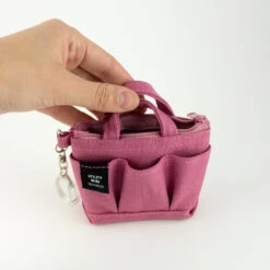 Delfonics Key Chain Mini Tote - Pink 7 Delfonics Key Chain Mini Tote - Pink -Stationery Shop delfonics delfonics key chain mini tote pink 3