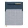Blue Two Tone Undated Planner With Pen