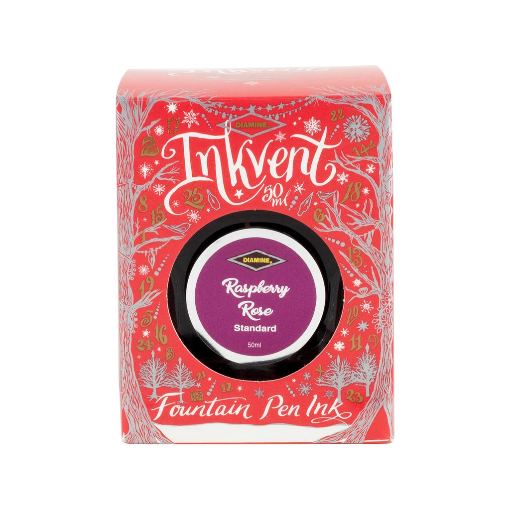 Diamine Red Edition Raspberry Rose Ink 50ml 2 Diamine Red Edition Raspberry Rose Ink 50ml - Image 2