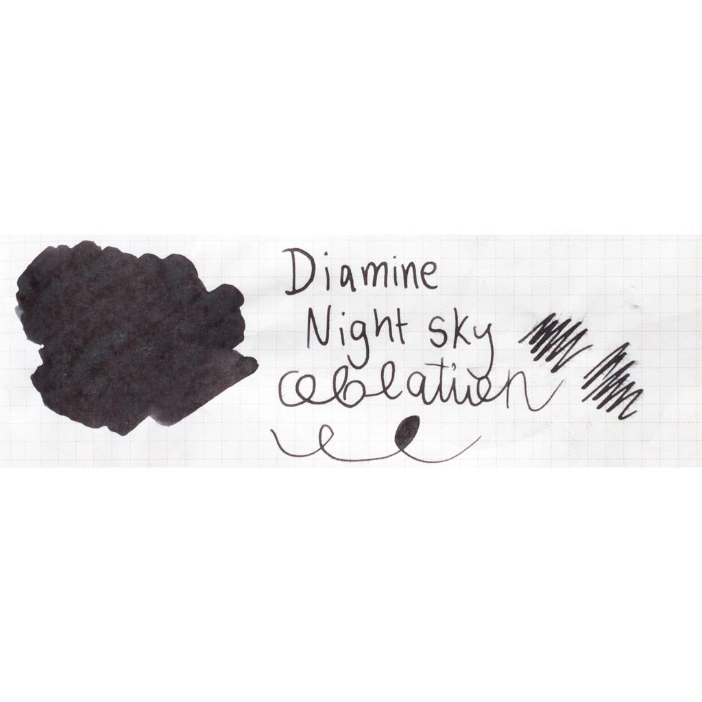 Diamine Shimmer Night Sky Bottled Ink 50ml 2 Diamine Shimmer Night Sky Bottled Ink 50ml - Image 2