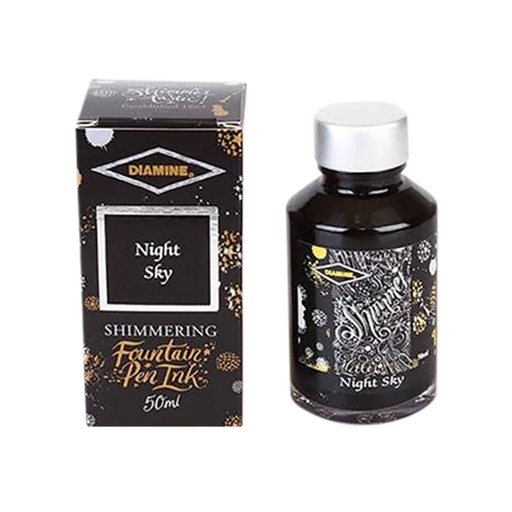 Diamine Shimmer Night Sky Bottled Ink 50ml 1 Diamine Shimmer Night Sky Bottled Ink 50ml