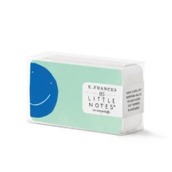 Blue Smiley Little Notes -Stationery Shop e frances paper blue smiley little notes 2