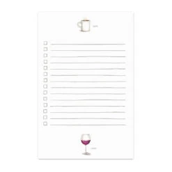Start To Finish Coffee And Wine Notepad