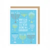 Eight Menorahs Hanukkah Cards Box Of 8