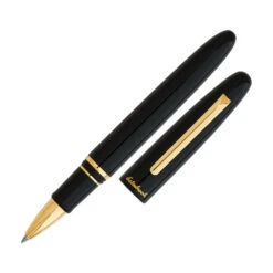 Esterbrook Estie Ebony Gold Rollerball -Stationery Shop esterbrook esterbrook estie ebony gold rollerball 2