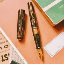 Esterbrook Model-J Antique Rose Ebonite Gold Fountain Pen 7 Esterbrook Model-J Antique Rose Ebonite Gold Fountain Pen -Stationery Shop esterbrook esterbrook model j antique rose ebonite 2