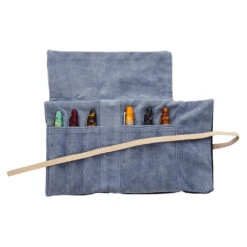 Esterbrook Pen Roll - Navy Blue 3 Esterbrook Pen Roll - Navy Blue -Stationery Shop esterbrook esterbrook pen roll navy blue 1