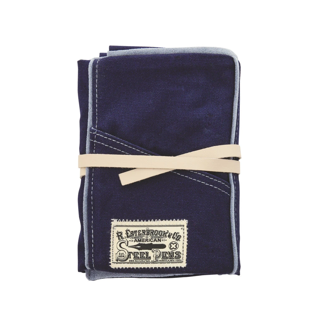 Esterbrook Pen Roll - Navy Blue 1 Esterbrook Pen Roll - Navy Blue