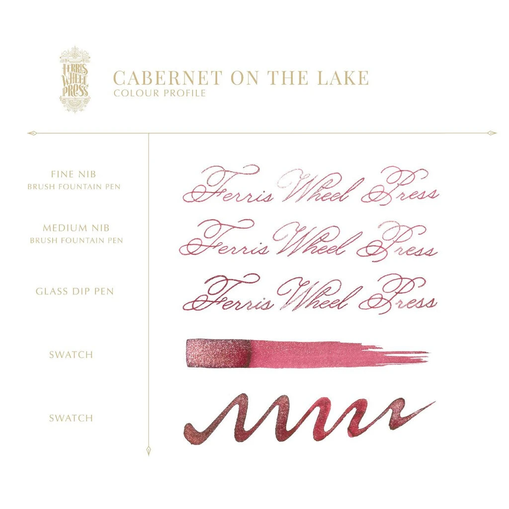 Cabernet On The Lake Bottled Ink 38ml 3 Cabernet On The Lake Bottled Ink 38ml - Image 3