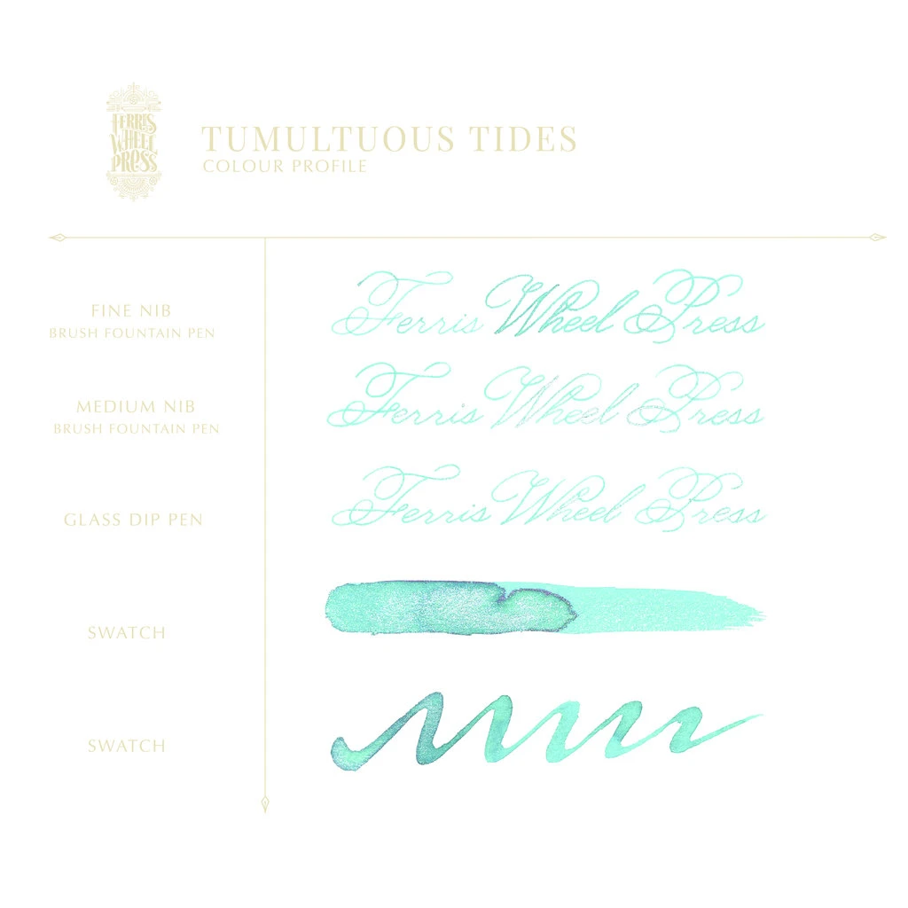 Ferritales Tumultuous Tides Bottled Ink 20ml 5 Ferritales Tumultuous Tides Bottled Ink 20ml - Image 5