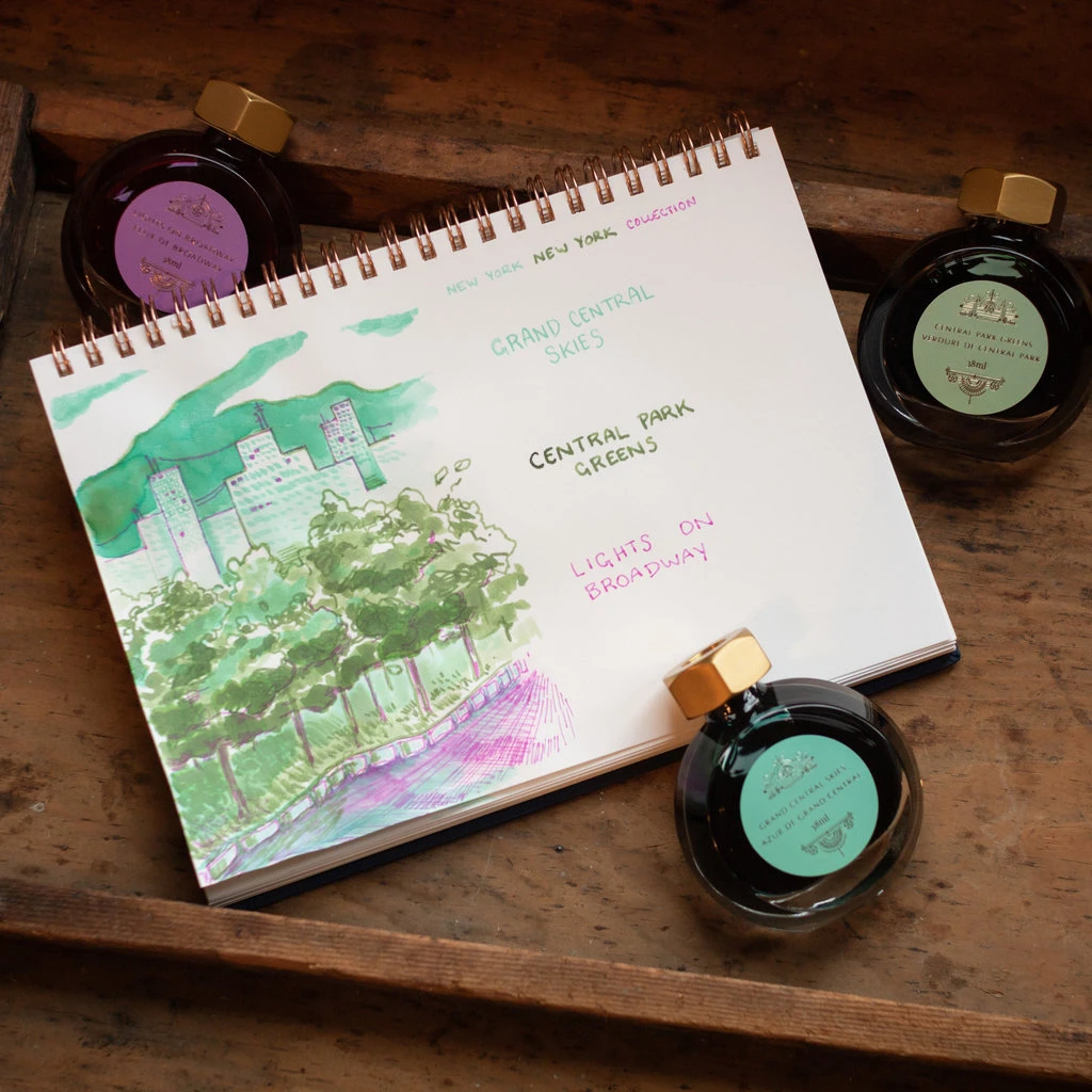 Grand Central Skies Bottled Ink 38ml 8 Grand Central Skies Bottled Ink 38ml - Image 8