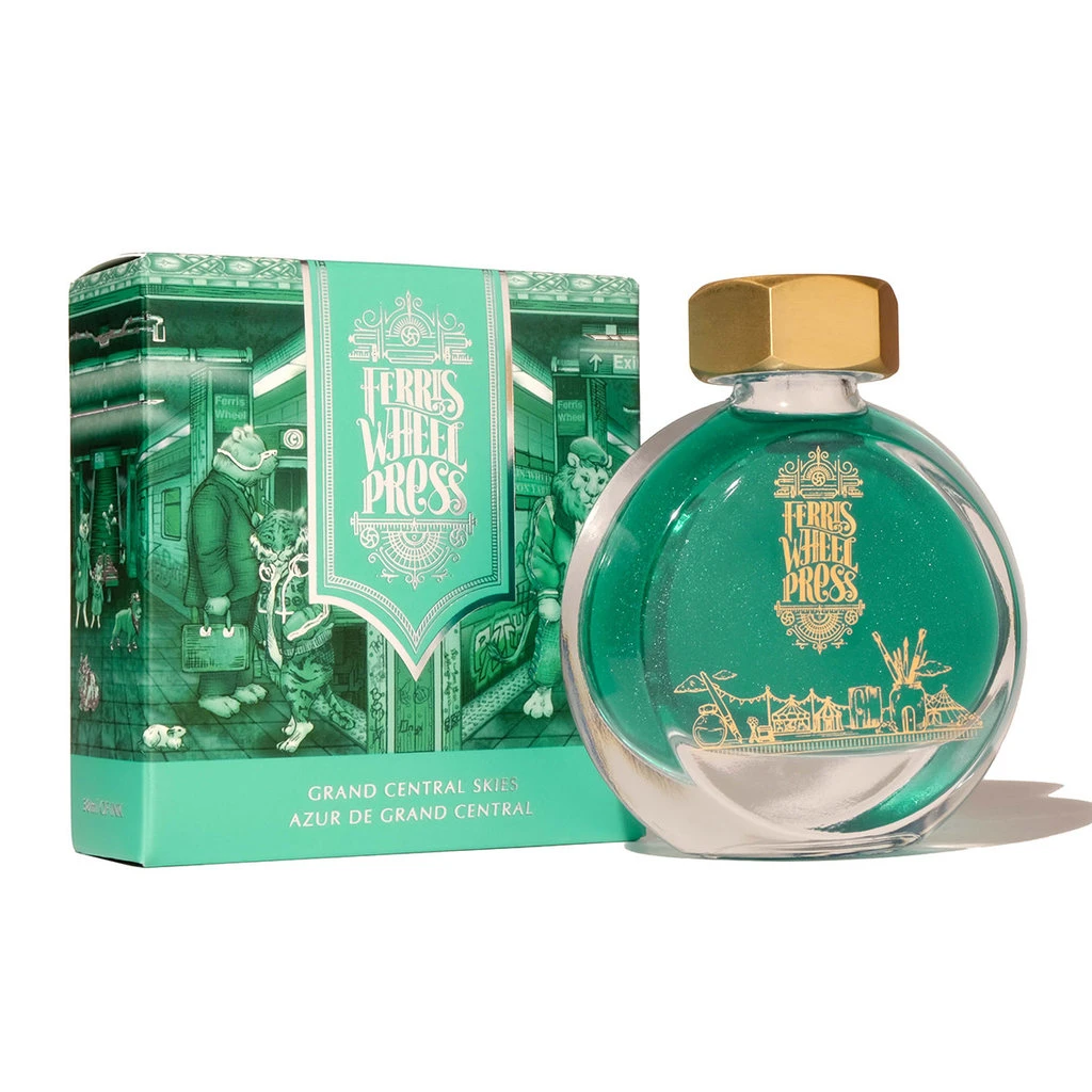 Grand Central Skies Bottled Ink 38ml 1 Grand Central Skies Bottled Ink 38ml