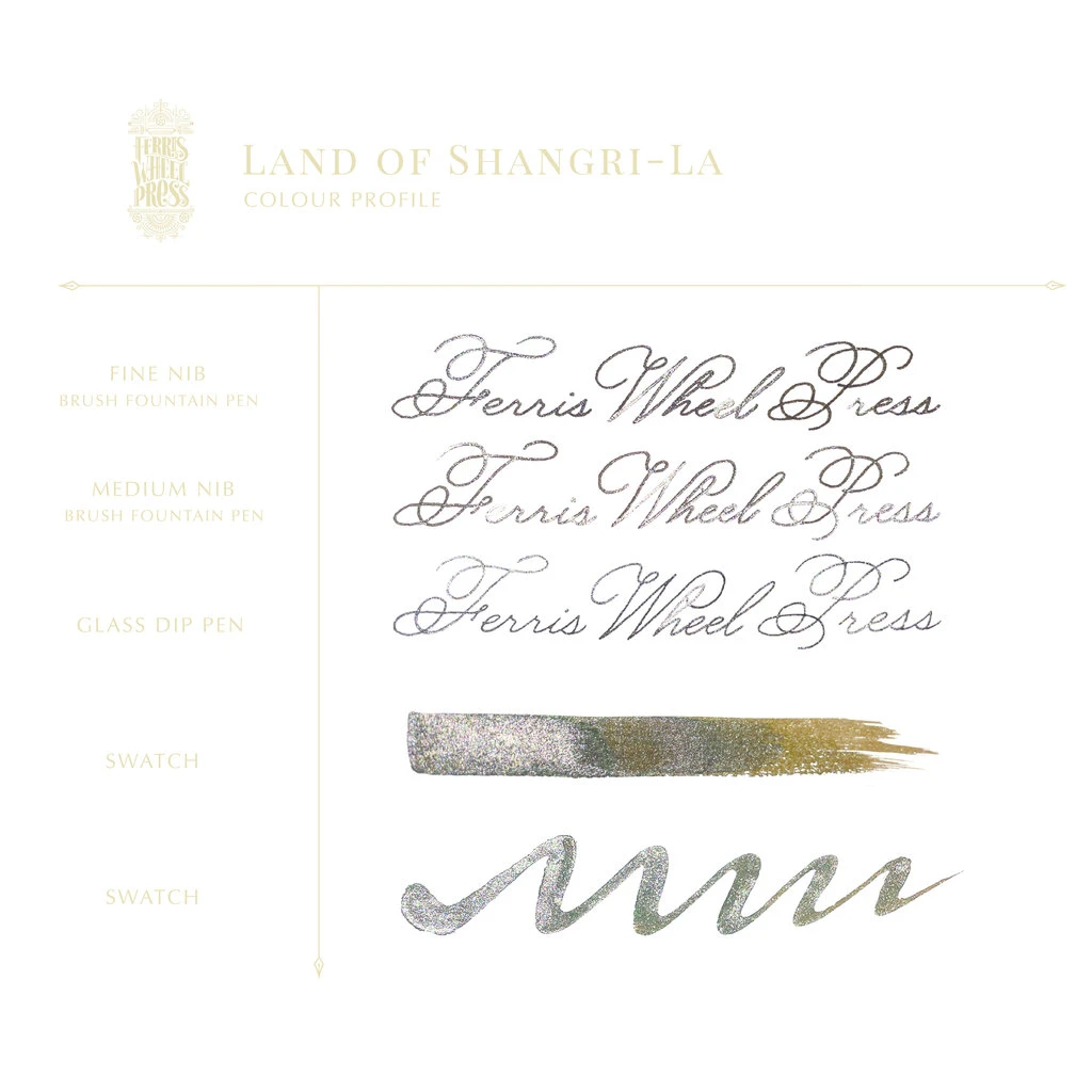 Land Of Shangri-La Bottled Ink 38ml 2 Land Of Shangri-La Bottled Ink 38ml - Image 2