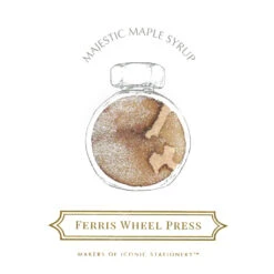 Majestic Maple Syrup Bottled Ink 38ml 12 Majestic Maple Syrup Bottled Ink 38ml -Stationery Shop ferris wheel press majestic maple syrup bottled in 5