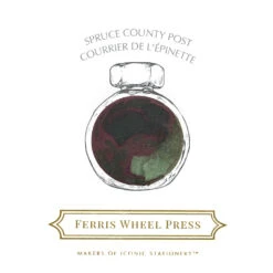 Spruce County Post Bottled Ink 38ml -Stationery Shop ferris wheel press spruce county post bottled ink 2