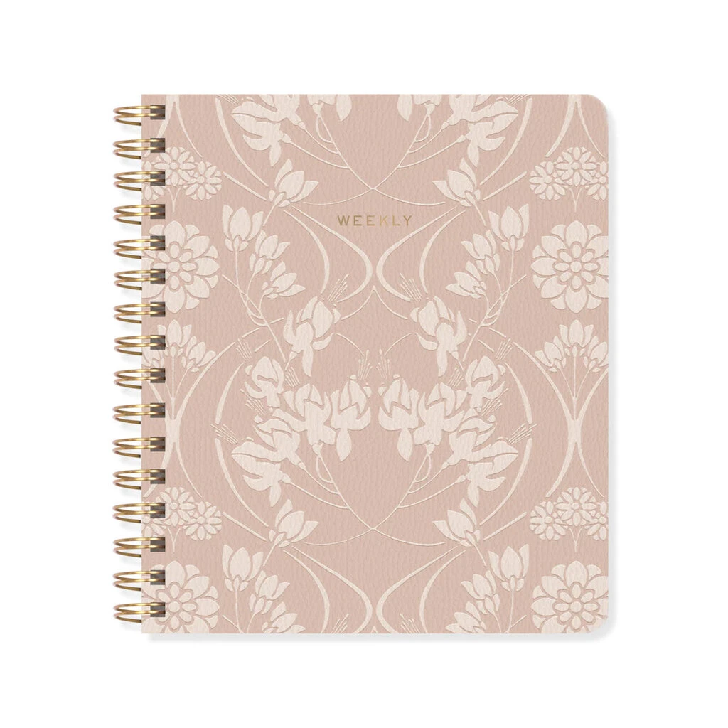Nouveau Blossom Vegan Leather Undated Planner 1 Nouveau Blossom Vegan Leather Undated Planner