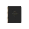 Standard Black Vegan Leather Undated Planner