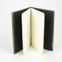 Leather Pocket Notebook - Hunter Green 4 Leather Pocket Notebook - Hunter Green -Stationery Shop goby design leather pocket notebook hunter green 1