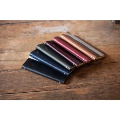 Leather Pocket Notebook - Pecan -Stationery Shop goby design leather pocket notebook pecan 2