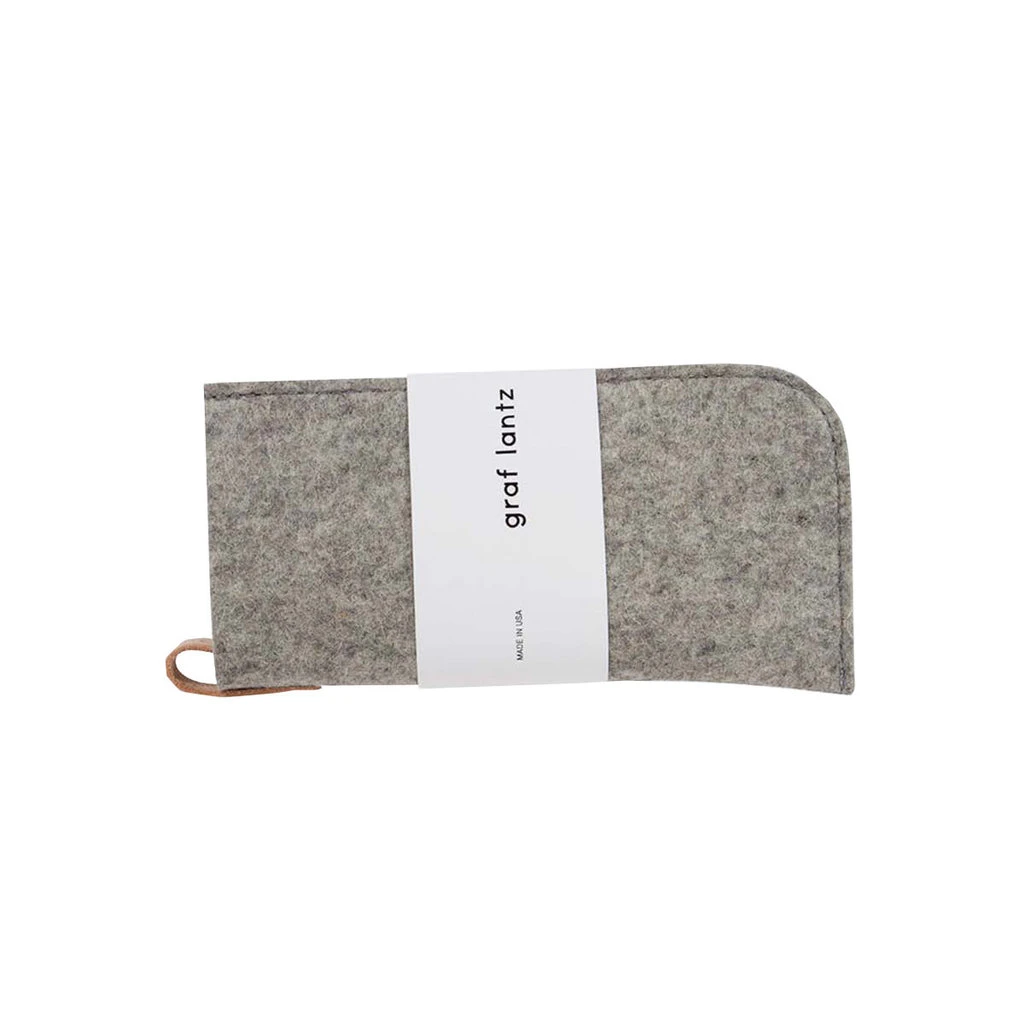 Eyeglass Sleeve Merino Wool - Granite 1 Eyeglass Sleeve Merino Wool - Granite