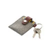 Merino Wool Key Card Case - Granite
