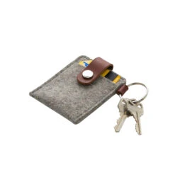 Merino Wool Key Card Case - Granite 7 Merino Wool Key Card Case - Granite -Stationery Shop graf lantz merino wool key card case granite 3