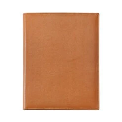 Leather Letter Portfolio - Saddle