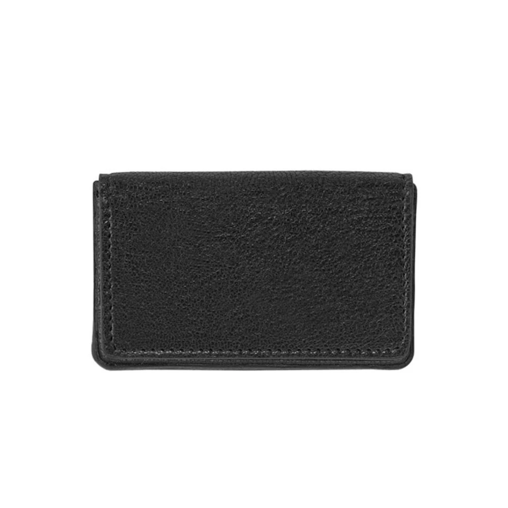 Magnetic Black Leather Card Case 1 Magnetic Black Leather Card Case