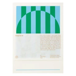Hanji Book Stripe Water Green A5 7 Hanji Book Stripe Water Green A5 -Stationery Shop hanaduri hanji book stripe water green a5 1