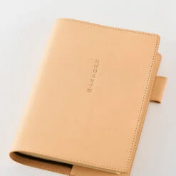 A6 5-Year Techo Leather Cover (Natural) Hobonichi Techo -Stationery Shop hobonichi a6 5 year techo leather cover natural ho 4