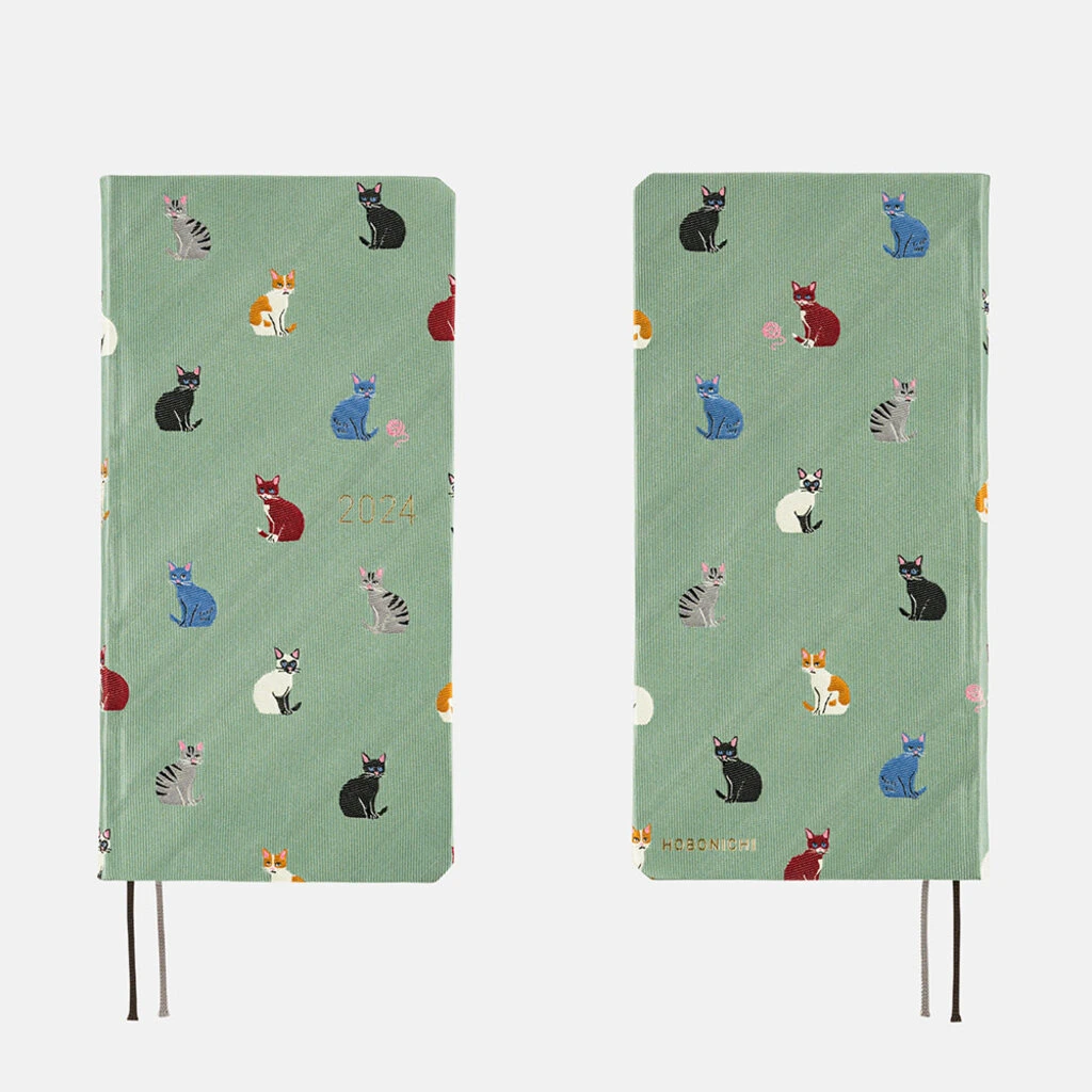 Bow & Tie: Cats & Me Weeks 2024 Hobonichi Techo 2 Bow & Tie: Cats & Me Weeks 2024 Hobonichi Techo - Image 2