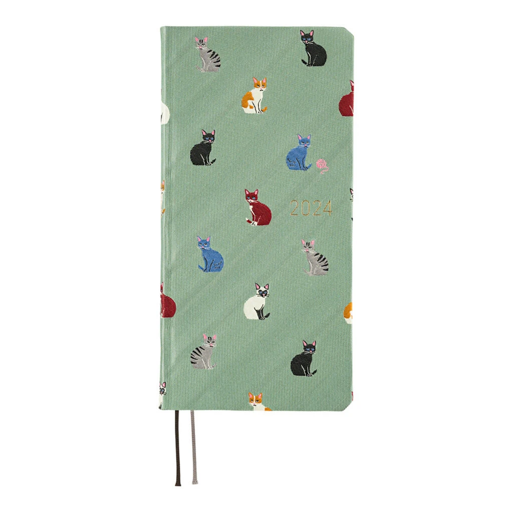 Bow & Tie: Cats & Me Weeks 2024 Hobonichi Techo 1 Bow & Tie: Cats & Me Weeks 2024 Hobonichi Techo