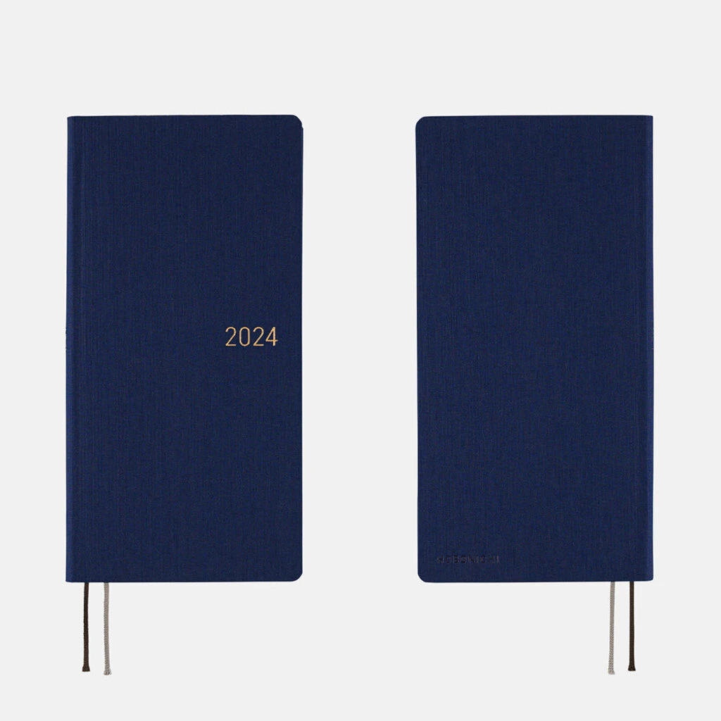 Colors: Deep Navy Weeks 2024 Hobonichi Techo 2 Colors: Deep Navy Weeks 2024 Hobonichi Techo - Image 2