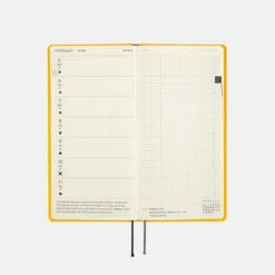 Colors: Poppin' Yellow Weeks MEGA Hobonichi Techo -Stationery Shop hobonichi colors poppin yellow weeks mega hobonich 2