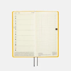 Colors: Poppin' Yellow Weeks MEGA Hobonichi Techo -Stationery Shop hobonichi colors poppin yellow weeks mega hobonich 3