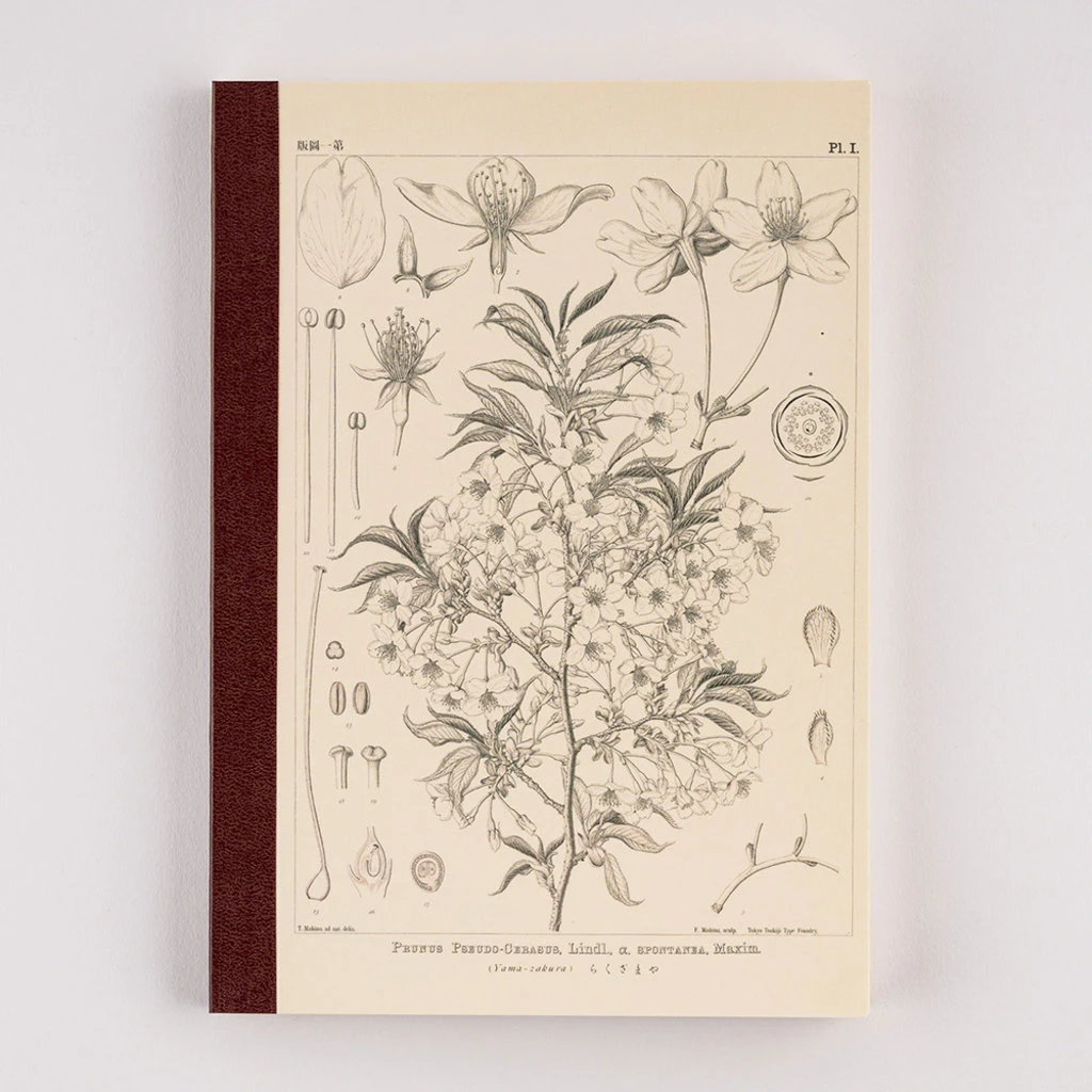 Hobonichi Plain Notebook Yamazakura A5 2 Hobonichi Plain Notebook Yamazakura A5 - Image 2