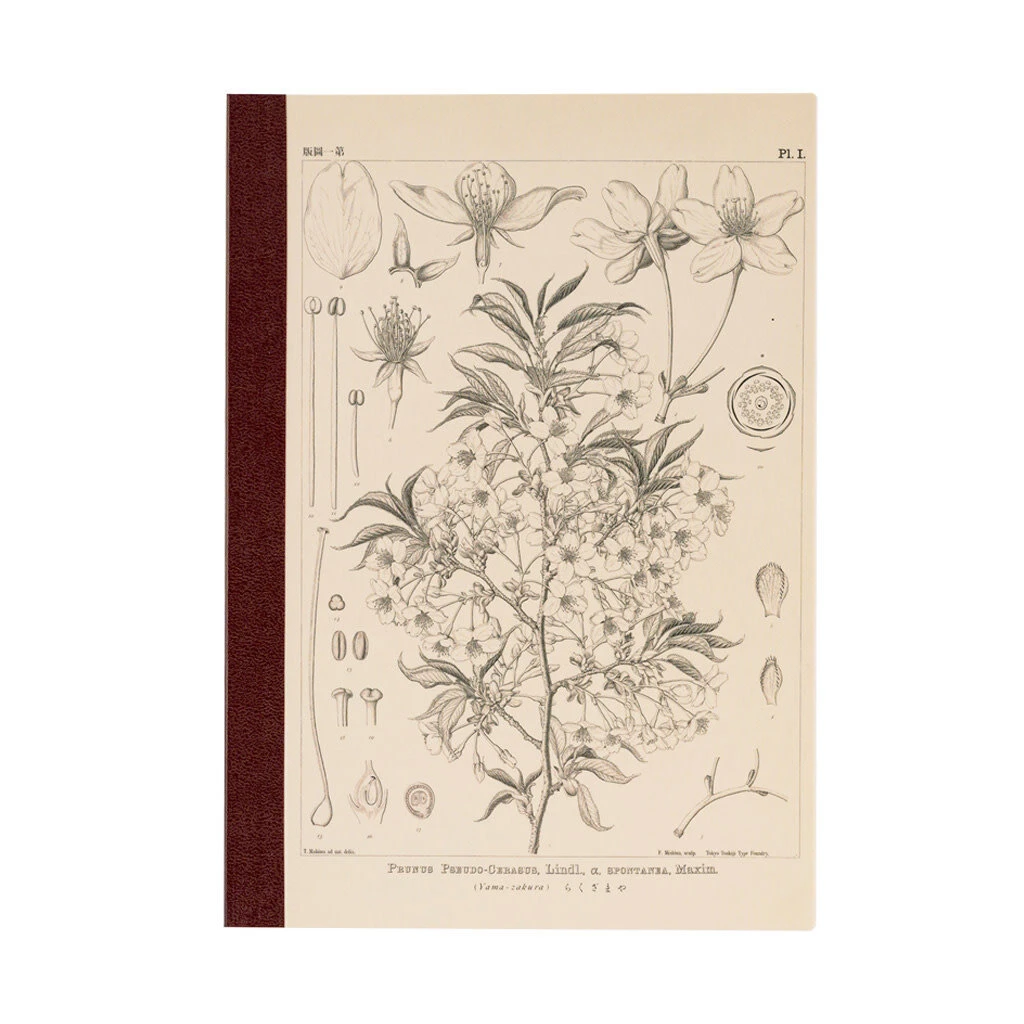 Hobonichi Plain Notebook Yamazakura A5 1 Hobonichi Plain Notebook Yamazakura A5