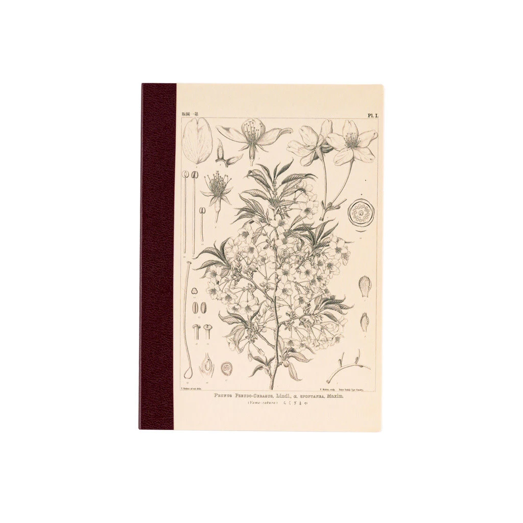 Hobonichi Plain Notebook Yamazakura A6 1 Hobonichi Plain Notebook Yamazakura A6