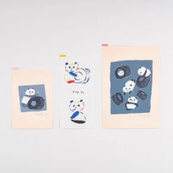 Hobonichi Techo Pencil Board Love It Panda A5 -Stationery Shop hobonichi hobonichi techo pencil board love it pan 3