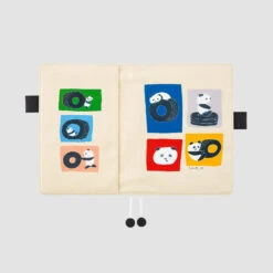 Jin Kitamura: Love It Panda A5 Hobonichi Techo [COVER ONLY] -Stationery Shop hobonichi jin kitamura love it panda a5 hobonichi 3
