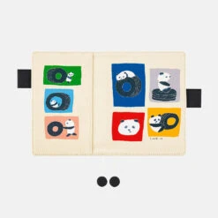 Jin Kitamura: Love It Panda A6 Hobonichi Techo [COVER ONLY] -Stationery Shop hobonichi jin kitamura love it panda a6 hobonichi 2