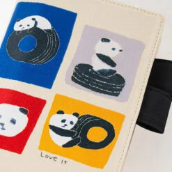Jin Kitamura: Love It Panda A6 Hobonichi Techo [COVER ONLY] -Stationery Shop hobonichi jin kitamura love it panda a6 hobonichi 4