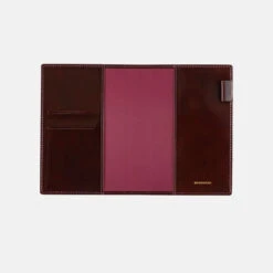 Leather: Taut Bordeaux A6 Hobonichi Techo [COVER ONLY] -Stationery Shop hobonichi leather taut bordeaux a6 hobonichi techo 2