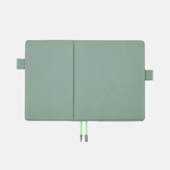 Leather: TS Water Green A5 Hobonichi Techo [COVER ONLY] -Stationery Shop hobonichi leather ts water green a5 hobonichi tech 3